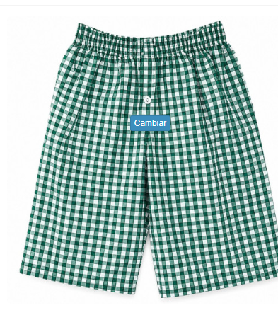 PANTALON CORTO PARA HOMBRE